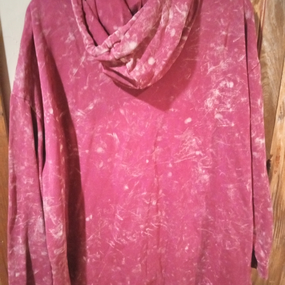 Neon Buddha Pink Hoodie Sweatshirt - Picture 7 of 11